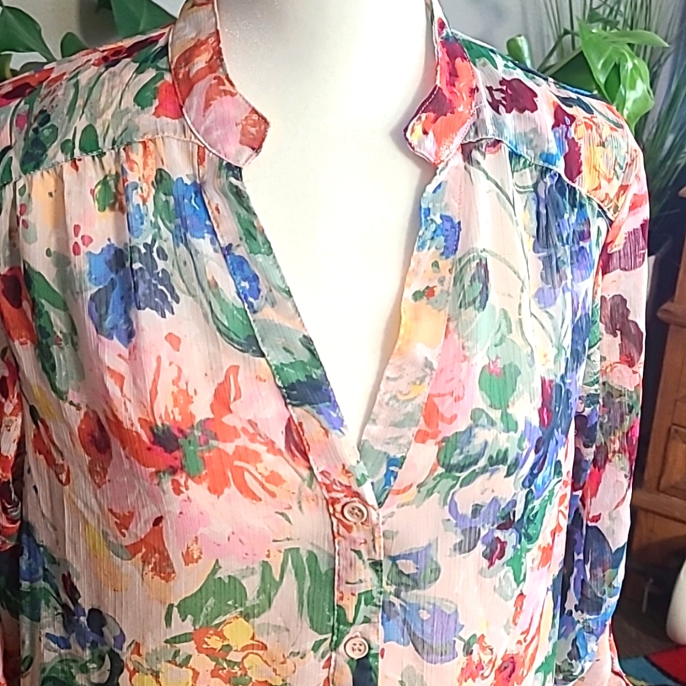 Flowy dress with slip